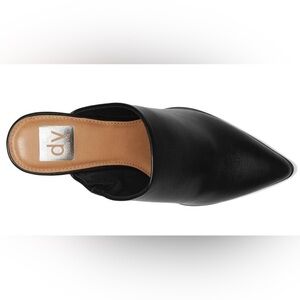 DV by Dolce Vita Women’s Black Leather Slip-Ons